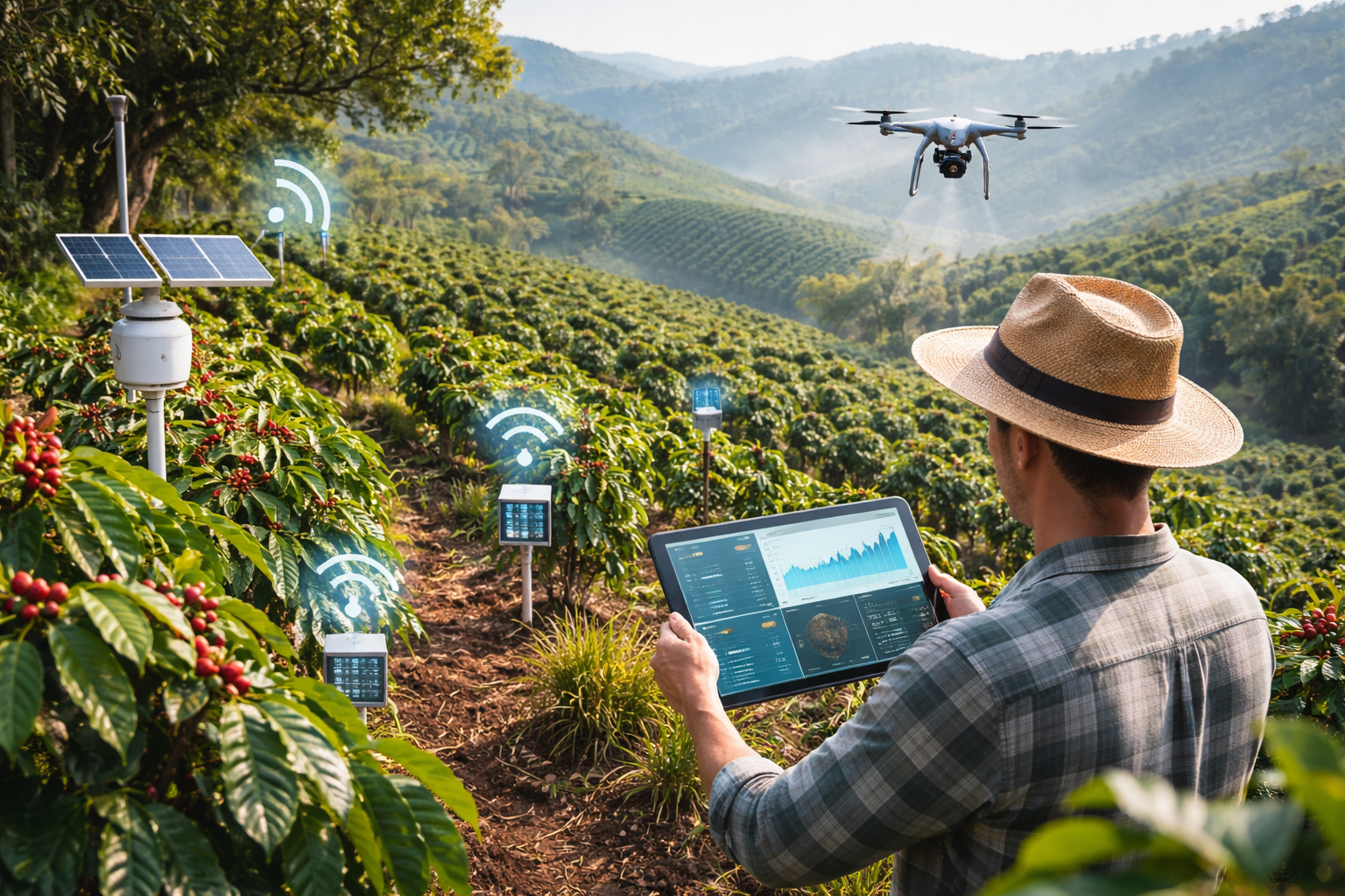 Smart Roots, Greener Brews: How Technology is Transforming Sustainable Coffee Farming