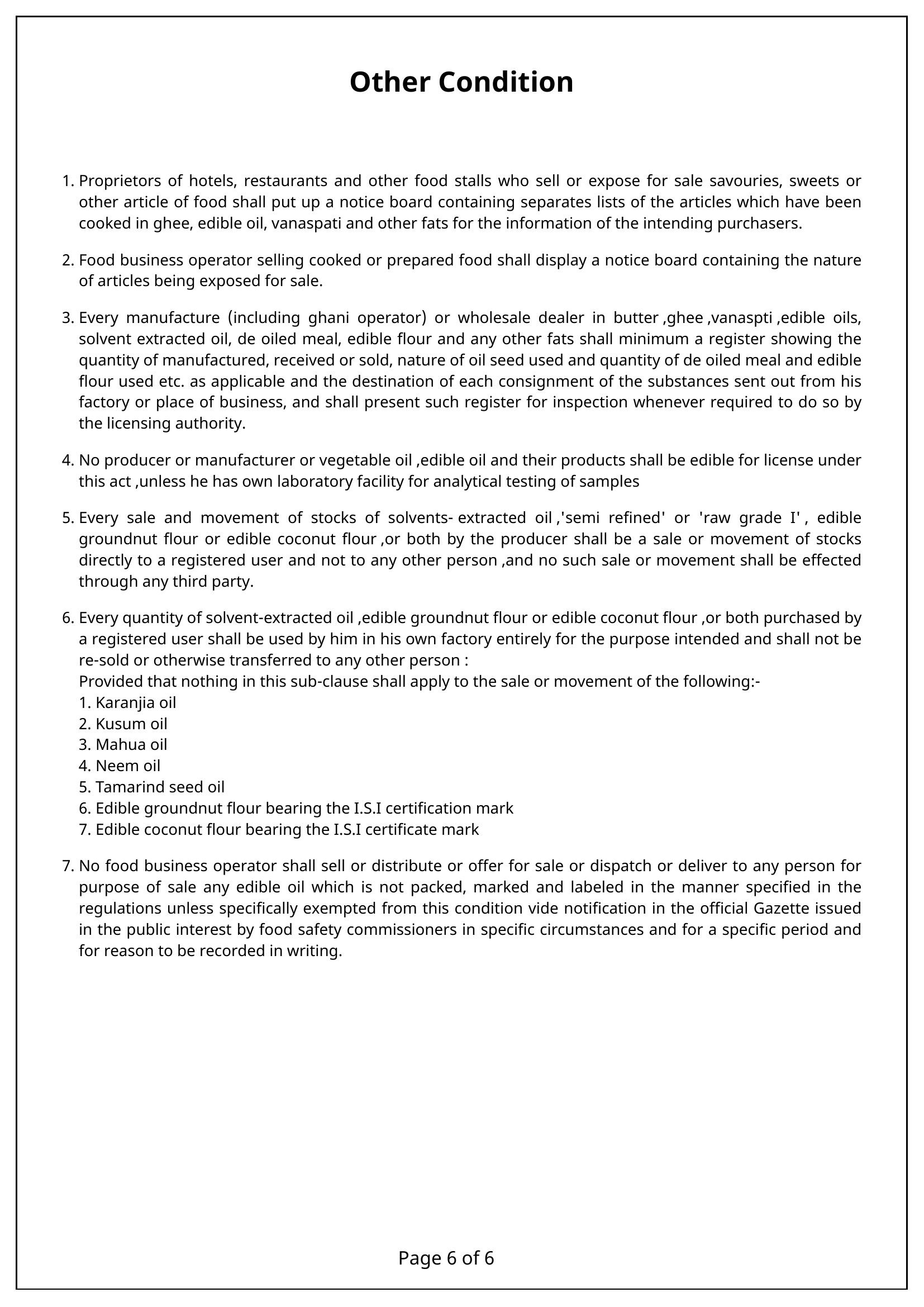 codagu-fssai-licence